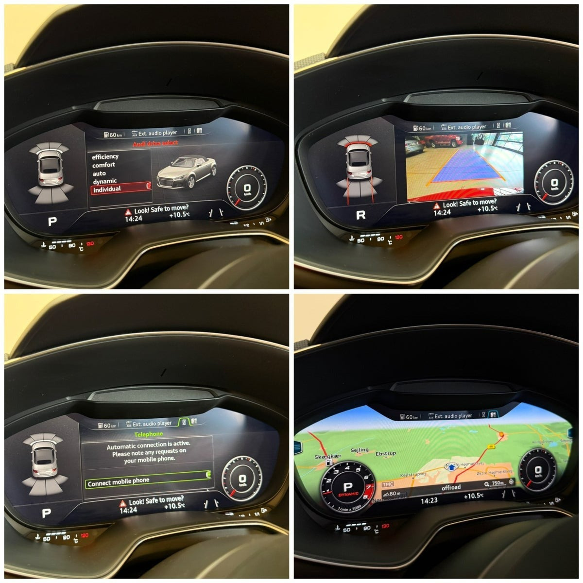 Rød Audi TTS fra 2016
