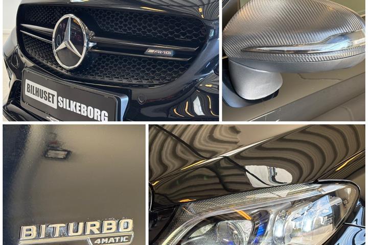 Rød Mercedes C43 fra 2019