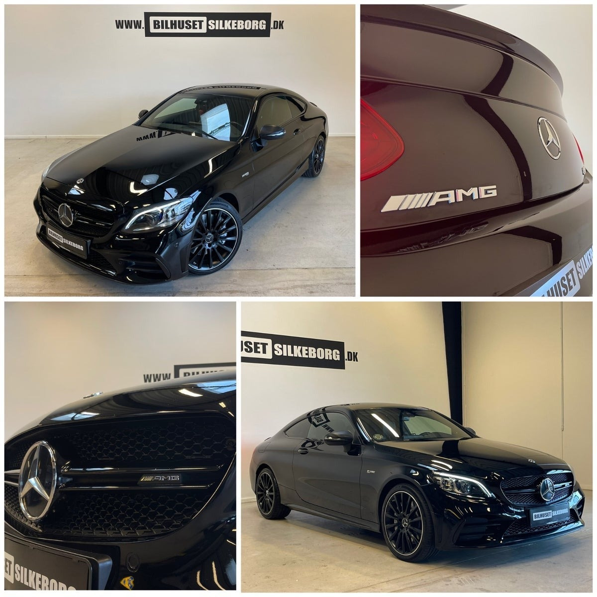 Rød Mercedes C43 fra 2019