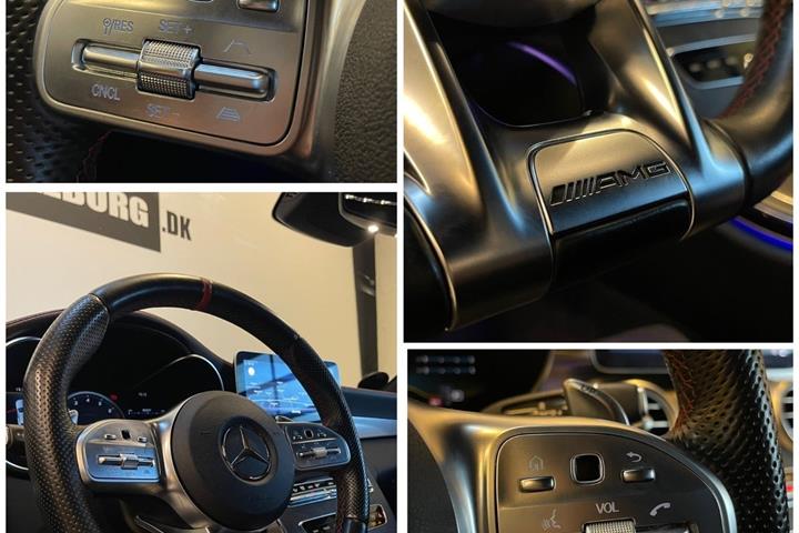 Rød Mercedes C43 fra 2019
