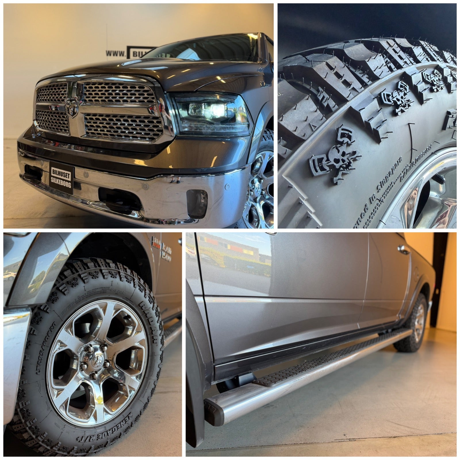 Grøn Dodge RAM 1500 fra 2018