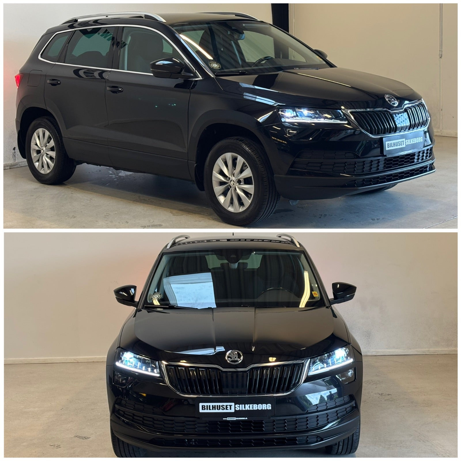 Sort Skoda Karoq fra 2018