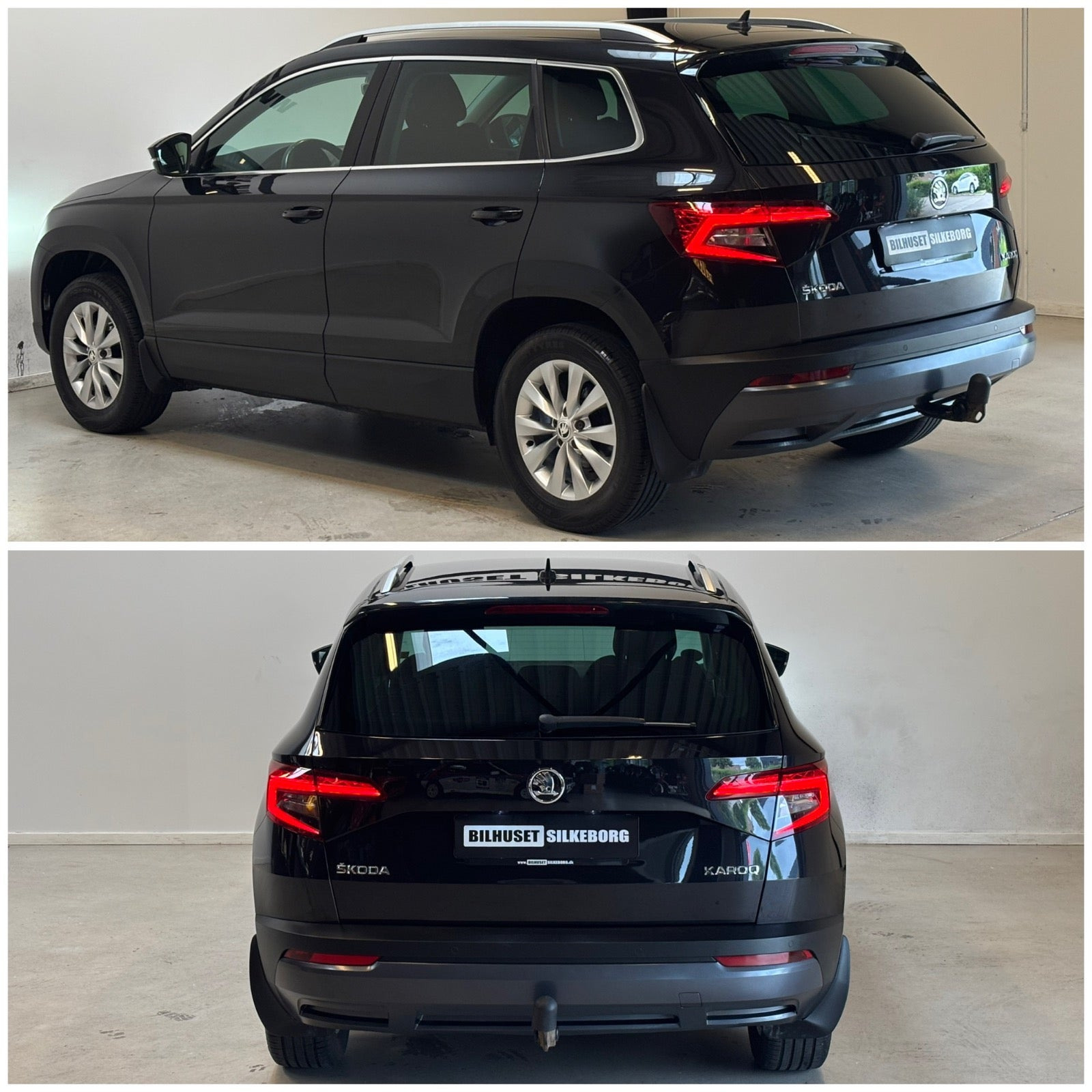 Sort Skoda Karoq fra 2018