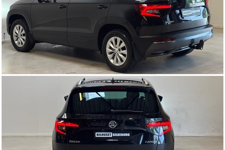 Sort Skoda Karoq fra 2018