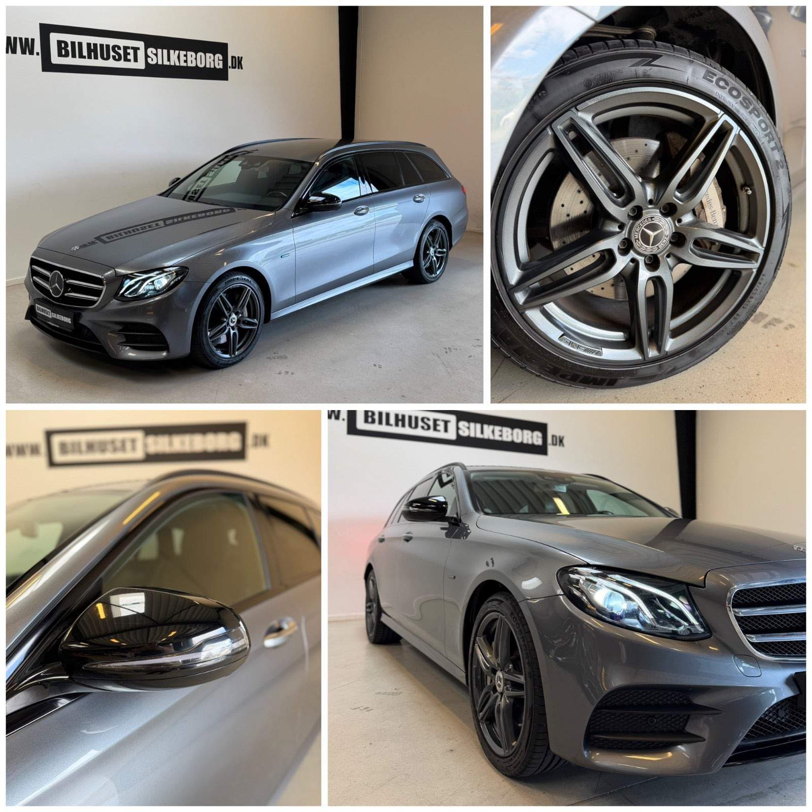 Brun Mercedes E300 de fra 2020