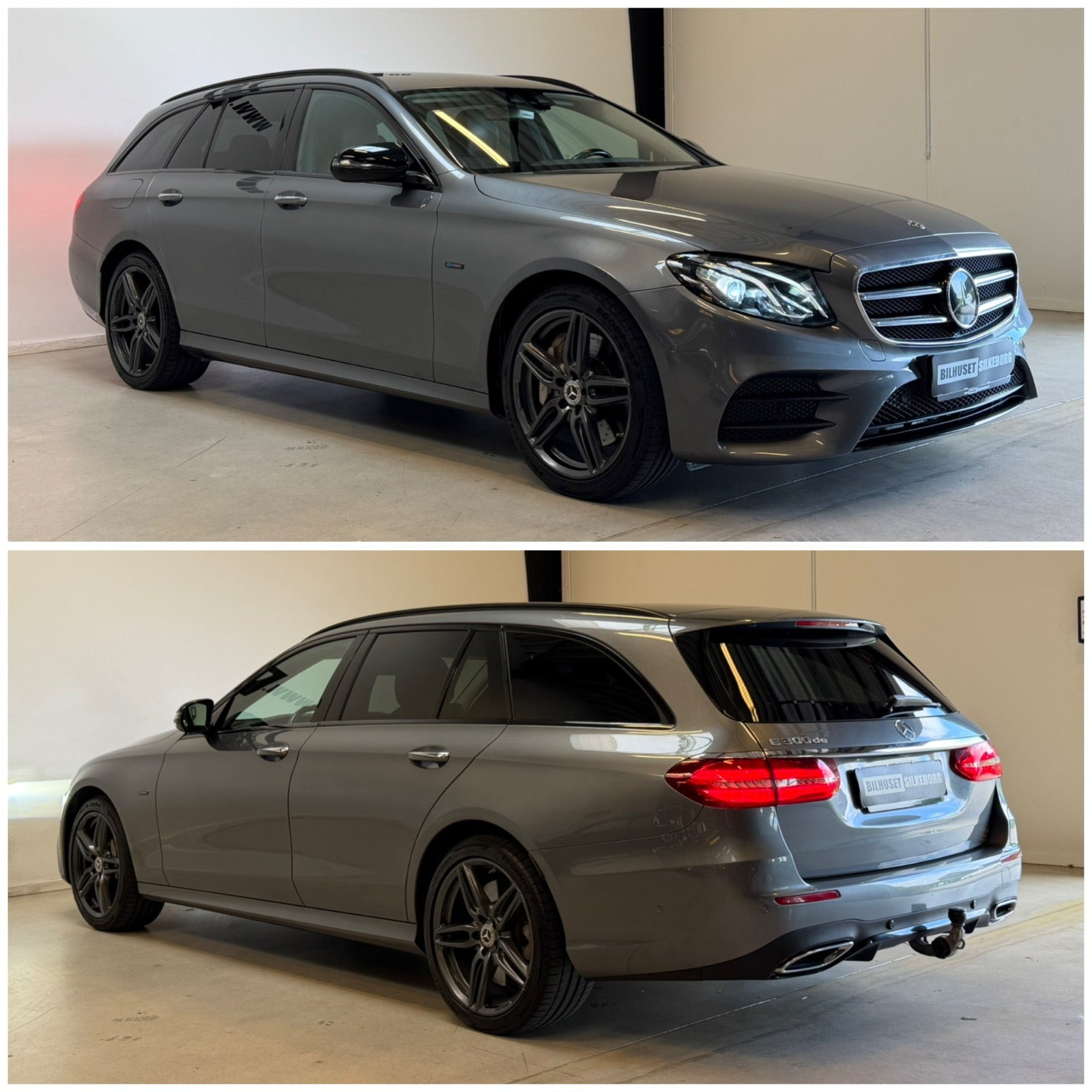 Brun Mercedes E300 de fra 2020