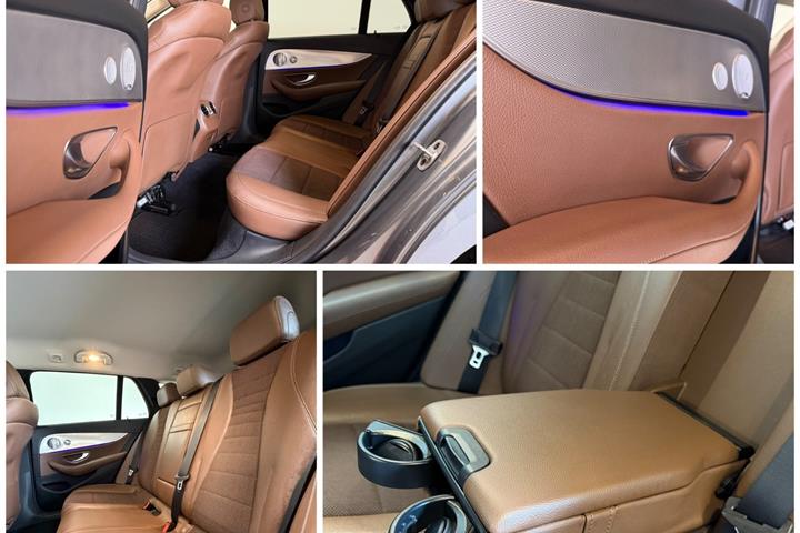 Brun Mercedes E300 de fra 2020