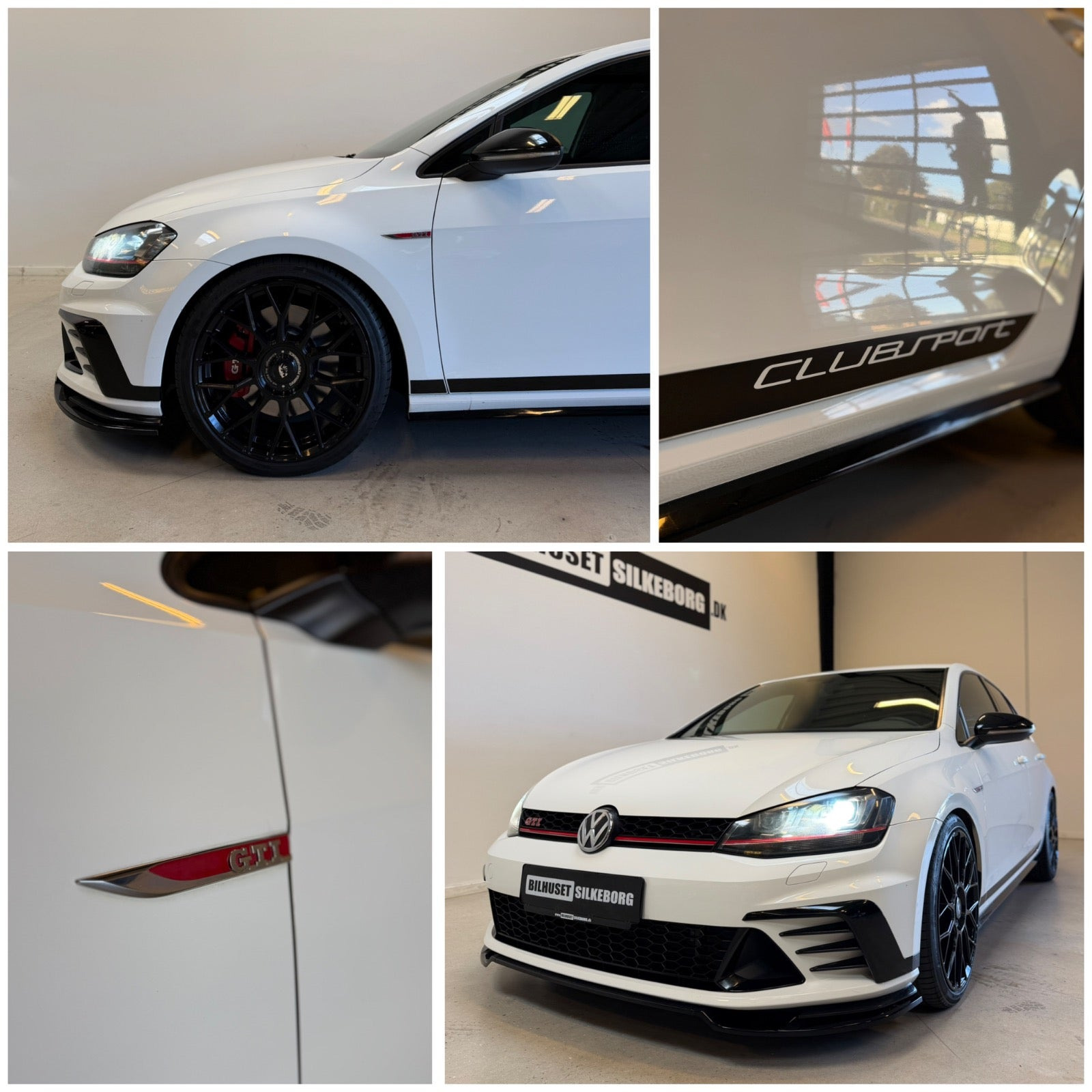 Rød VW Golf VII fra 2017