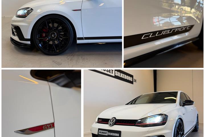 Rød VW Golf VII fra 2017