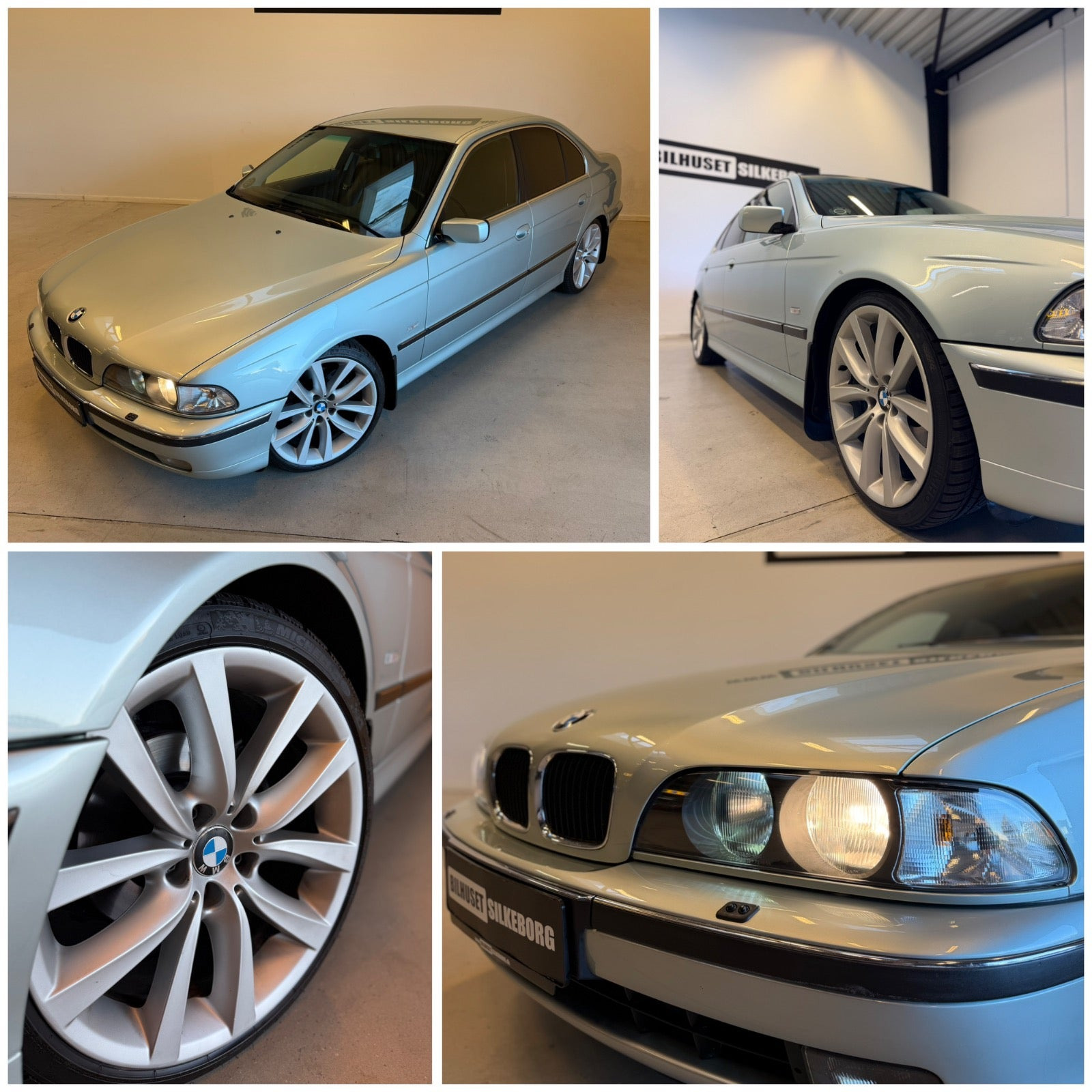 Grøn BMW 523i fra 1999