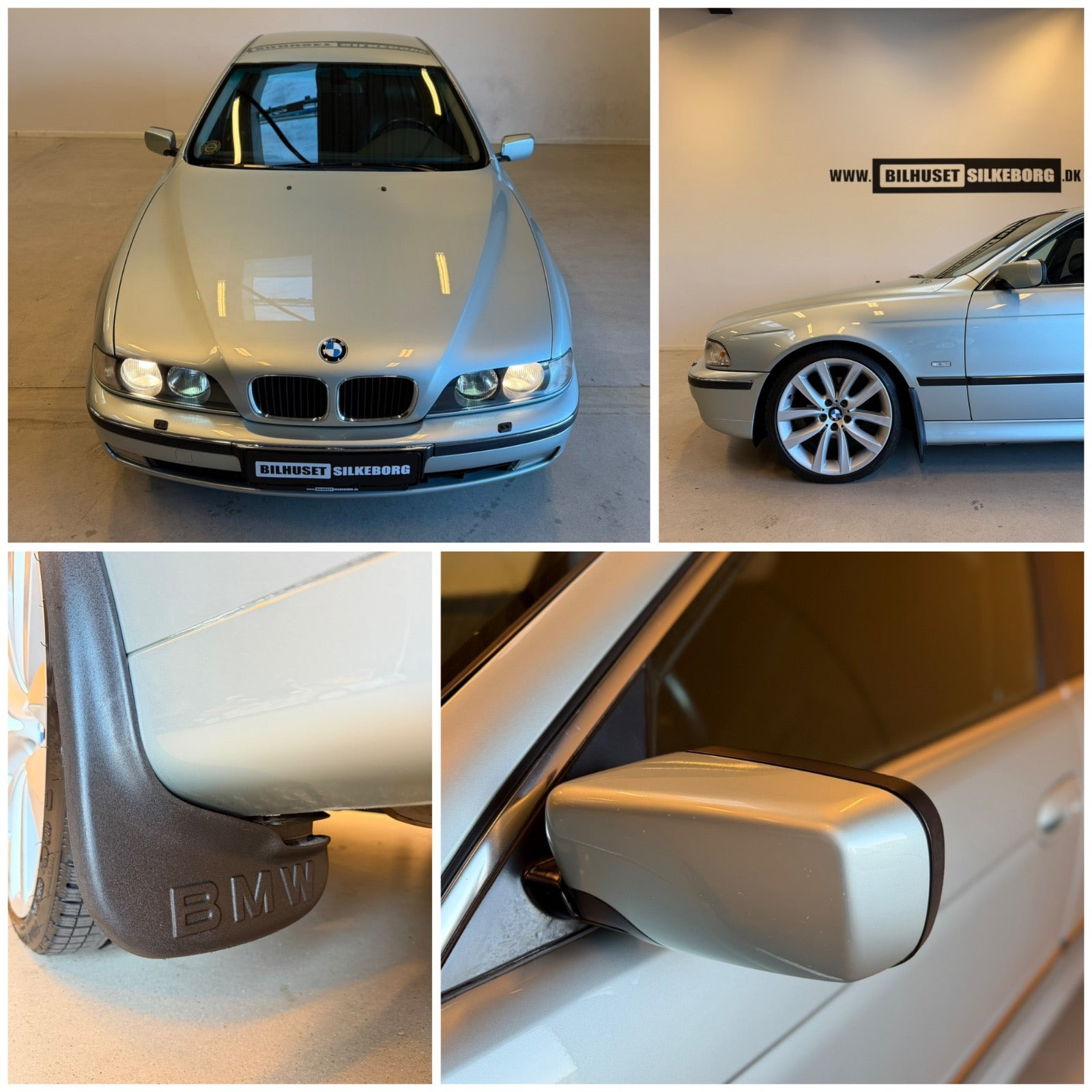 Grøn BMW 523i fra 1999