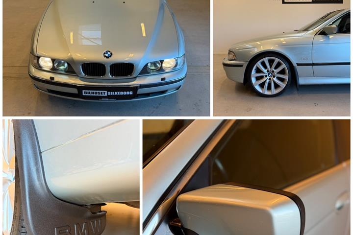 Grøn BMW 523i fra 1999