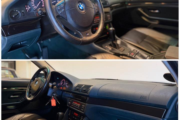 Grøn BMW 523i fra 1999