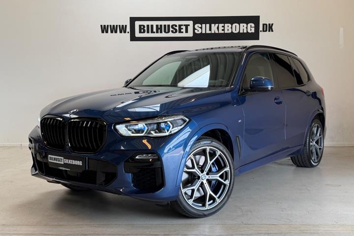 Blå BMW X5 fra 2019