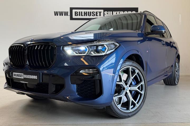Blå BMW X5 fra 2019