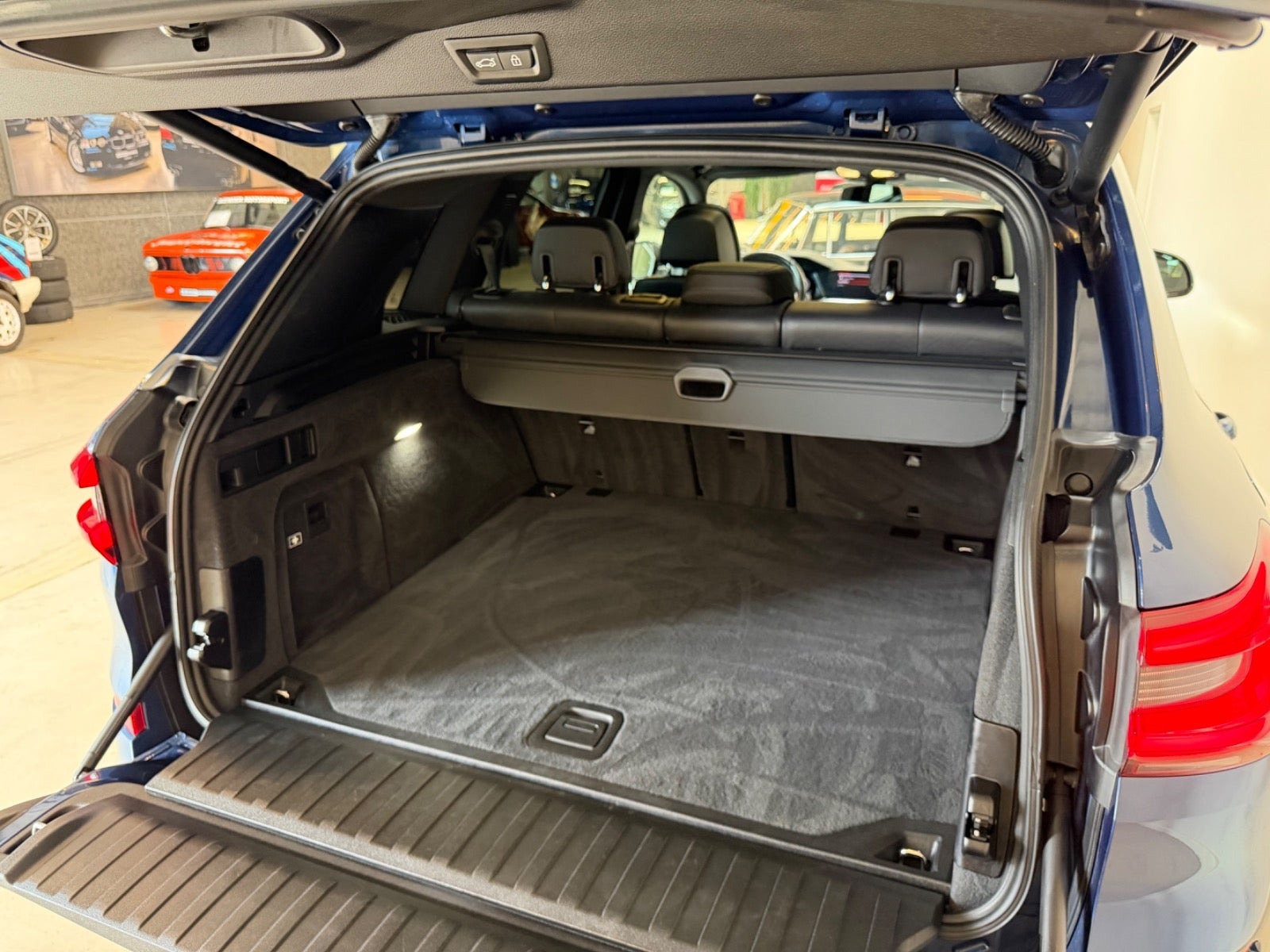 Blå BMW X5 fra 2019