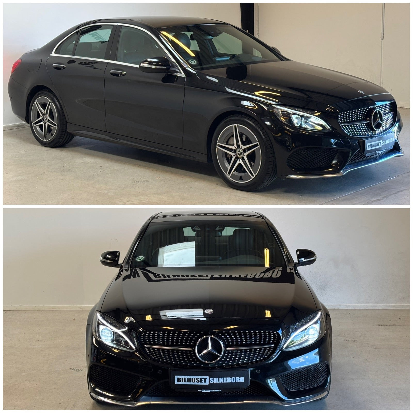 Sort Mercedes C250 fra 2015