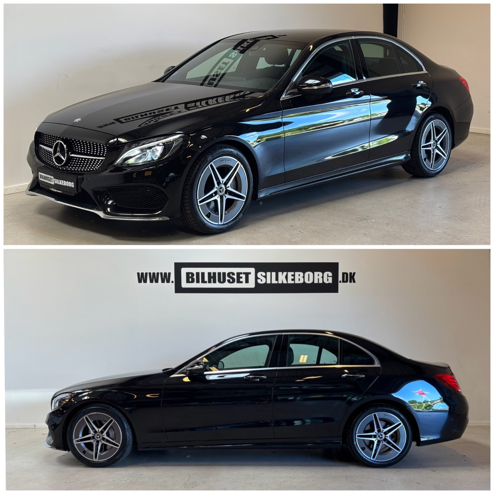 Sort Mercedes C250 fra 2015