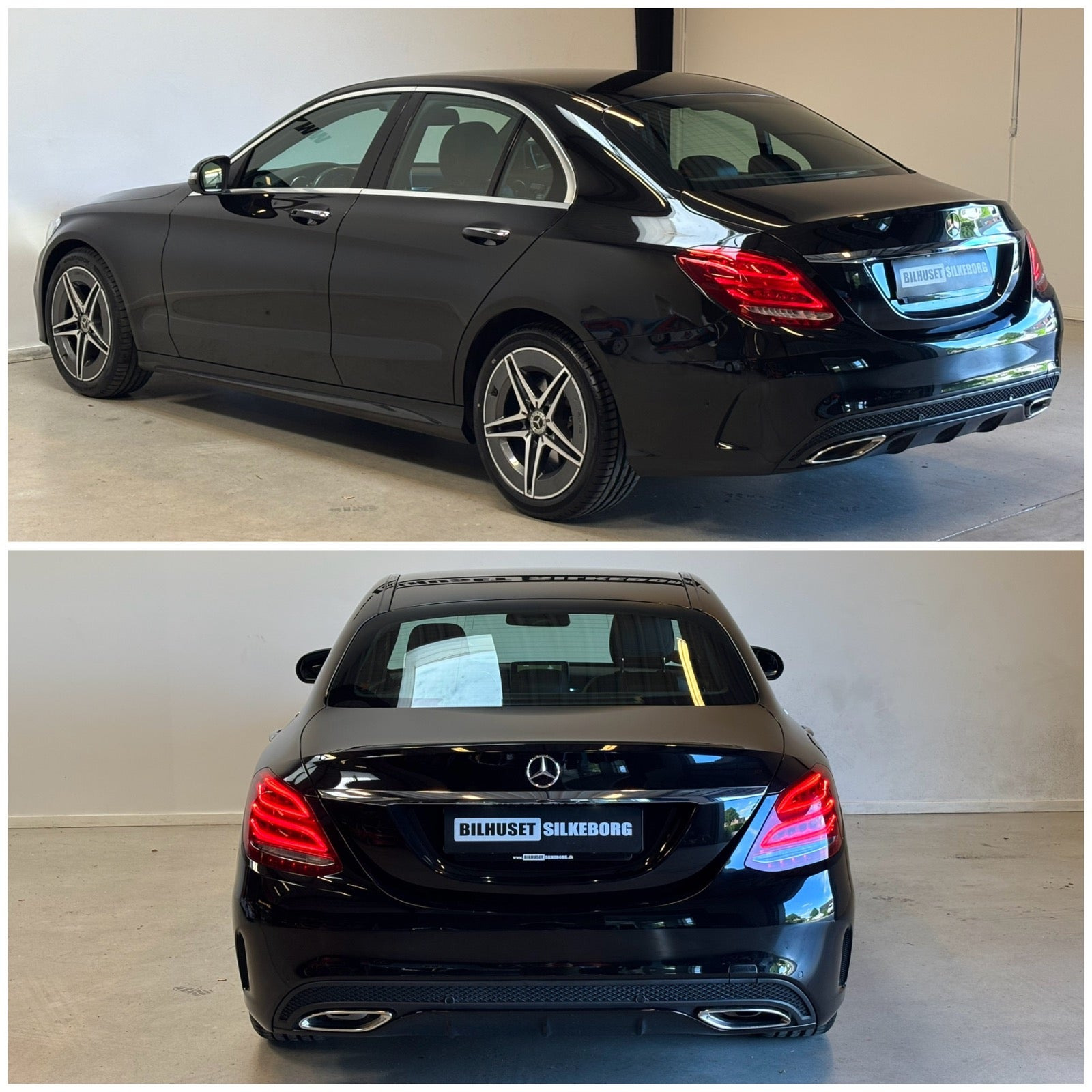 Sort Mercedes C250 fra 2015