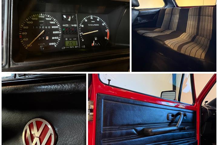 Blå VW Golf I fra 1979