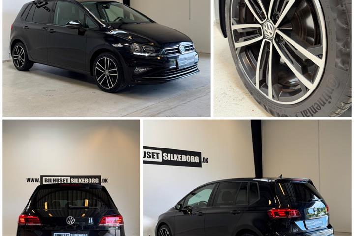Sort VW Golf Sportsvan fra 2019