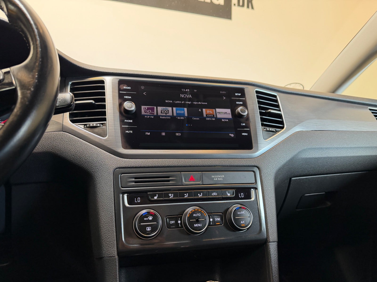 Sort VW Golf Sportsvan fra 2019