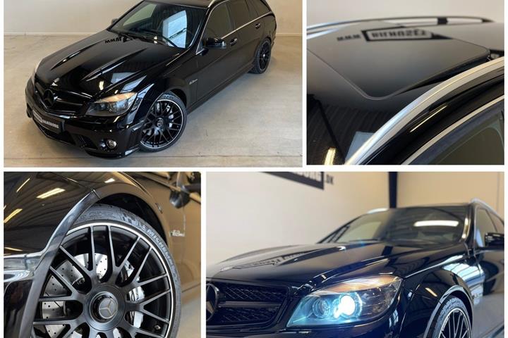 Sort Mercedes C63 fra 2010