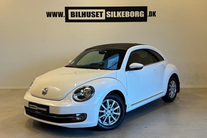 Hvid VW The Beetle fra 2012