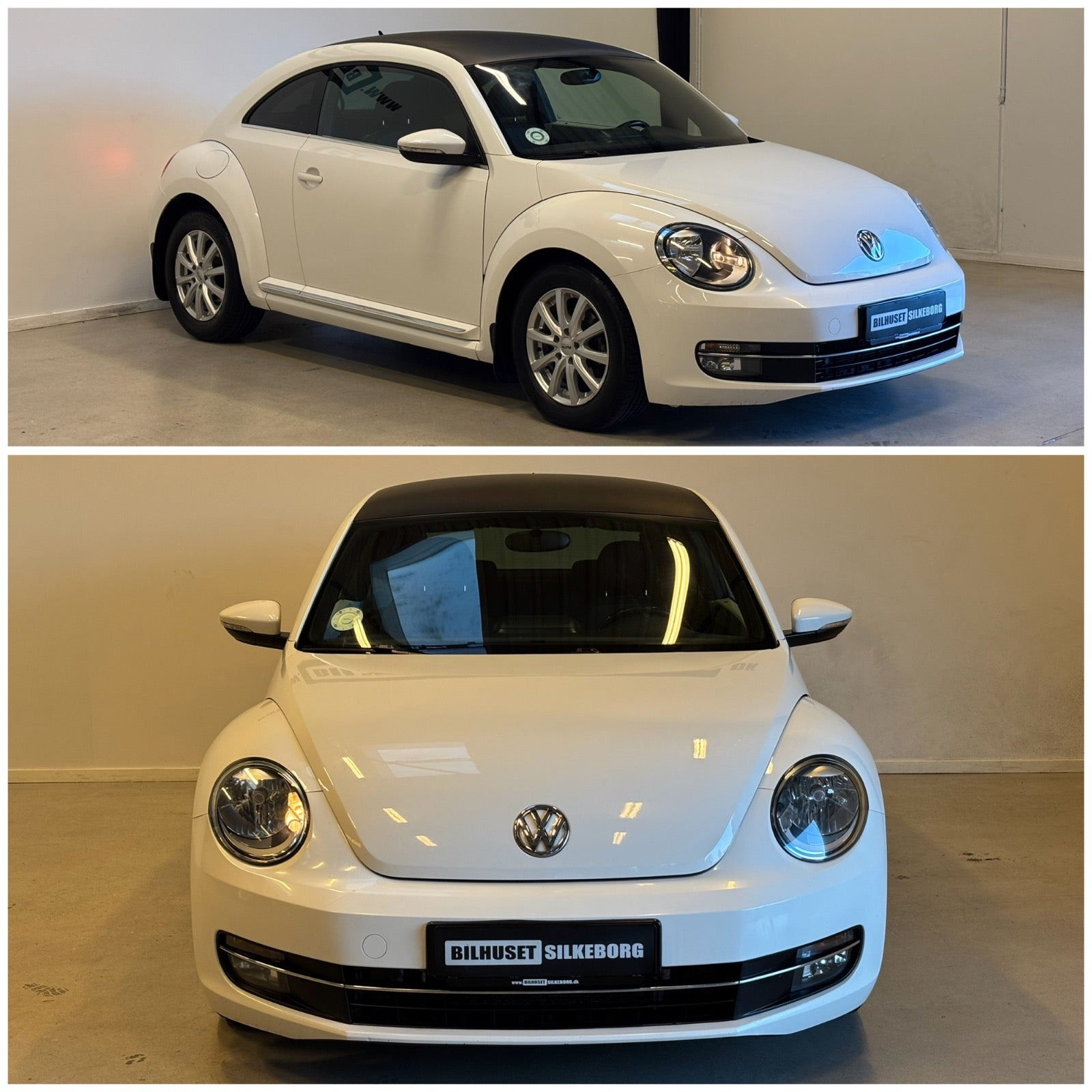 Hvid VW The Beetle fra 2012