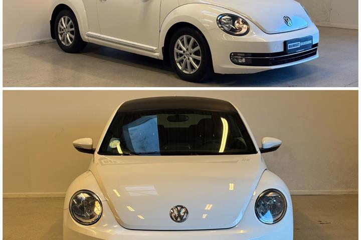 Hvid VW The Beetle fra 2012