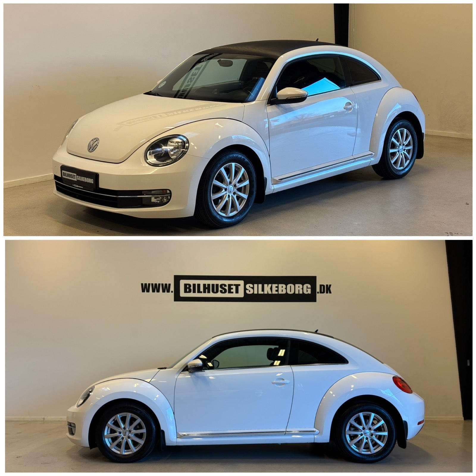 Hvid VW The Beetle fra 2012