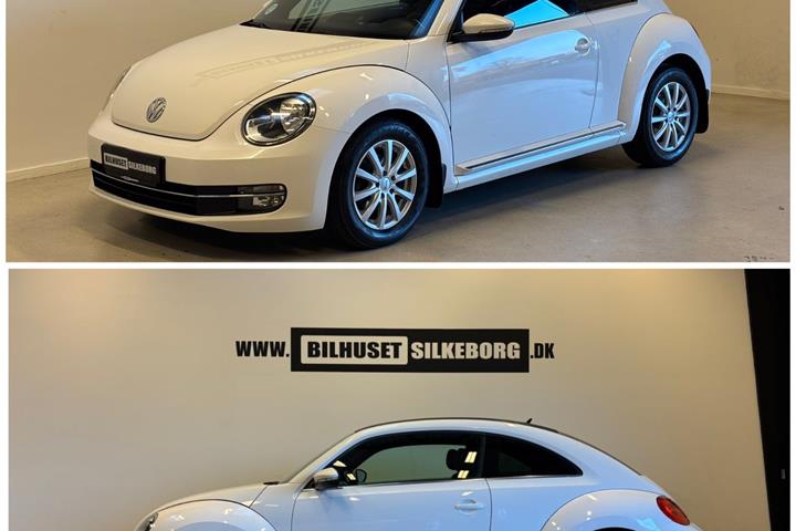Hvid VW The Beetle fra 2012
