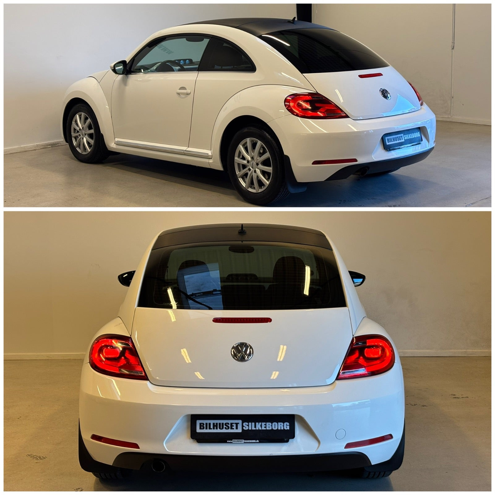 Hvid VW The Beetle fra 2012