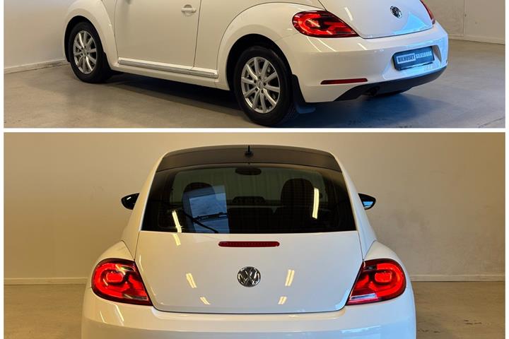 Hvid VW The Beetle fra 2012