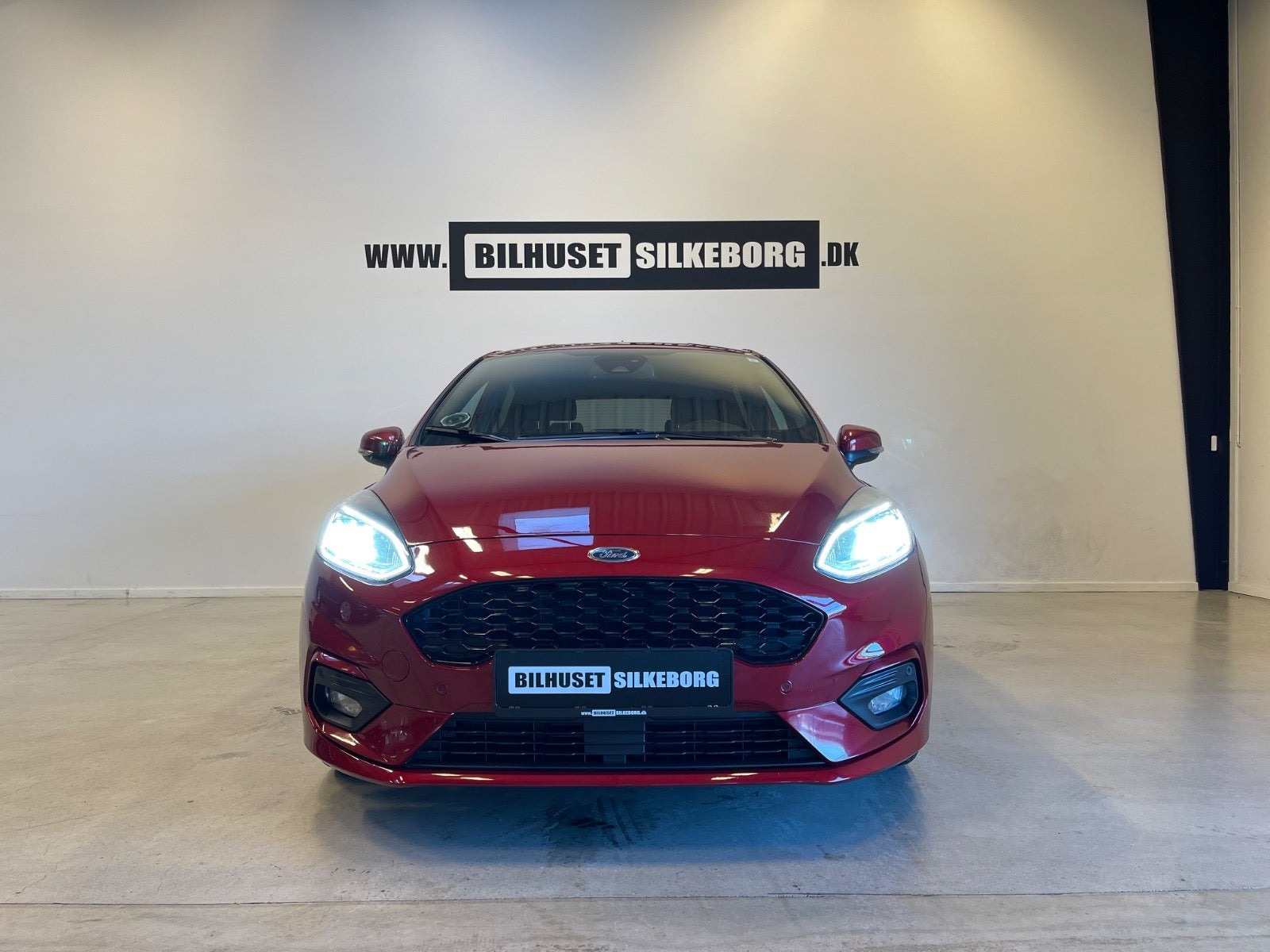 Blå Ford Fiesta fra 2021