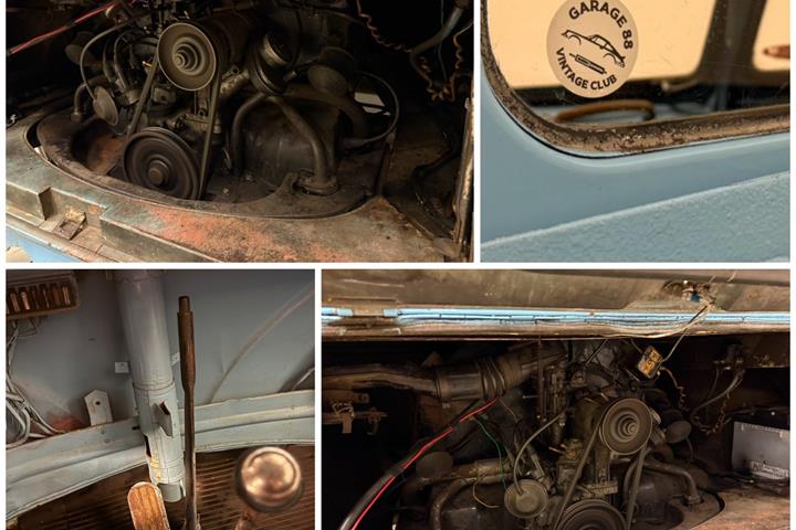 Brun VW T1 fra 1962