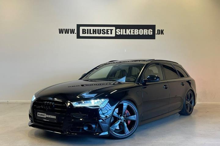 Rød Audi A6 fra 2017
