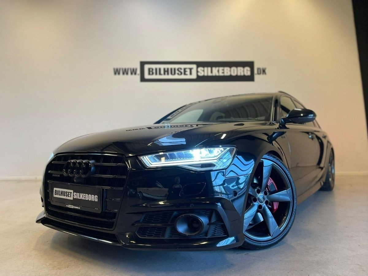 Rød Audi A6 fra 2017