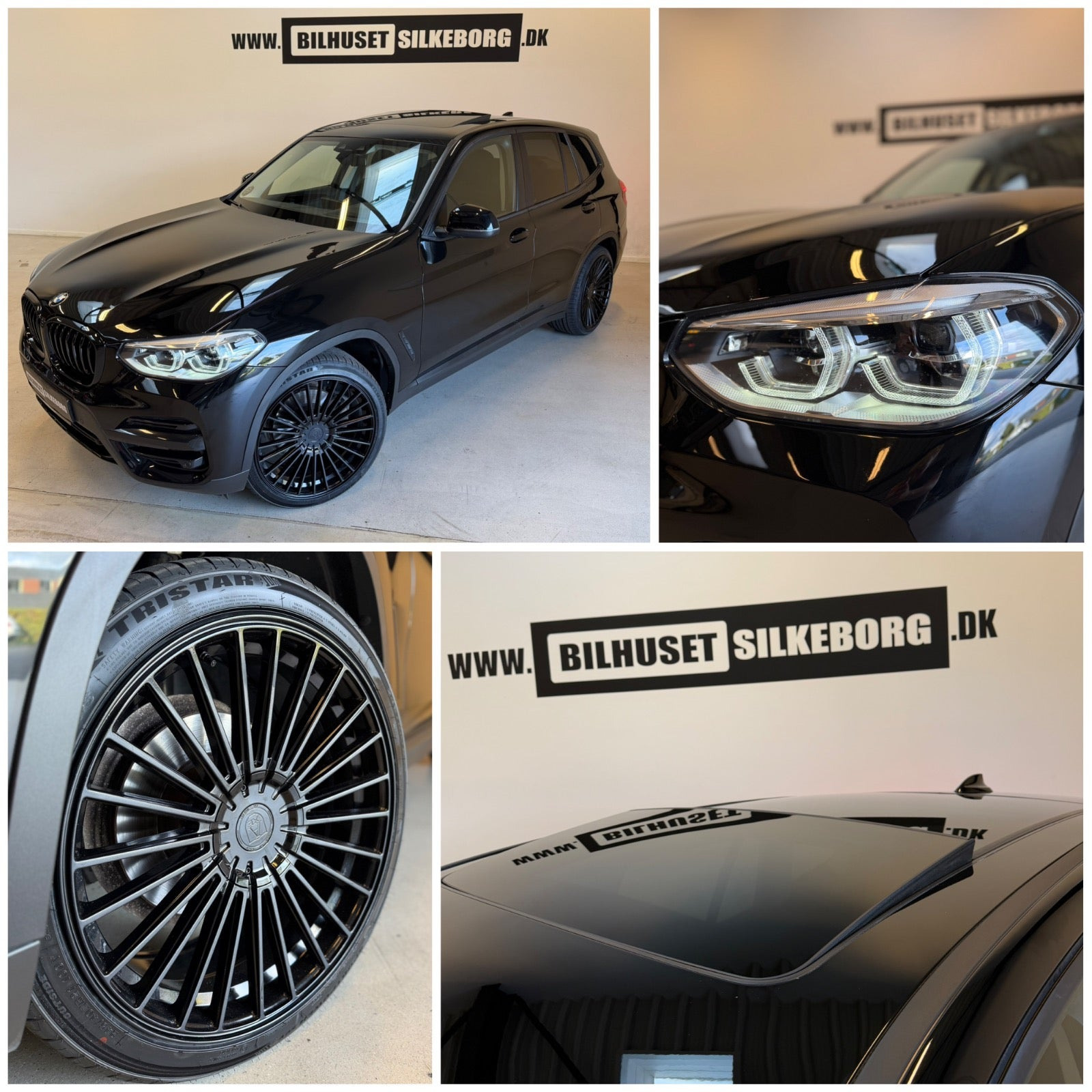 Sort BMW X3 fra 2019