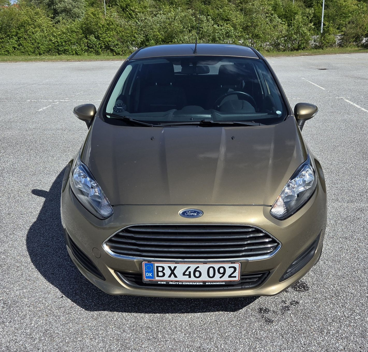 Brun Ford Fiesta fra 2014