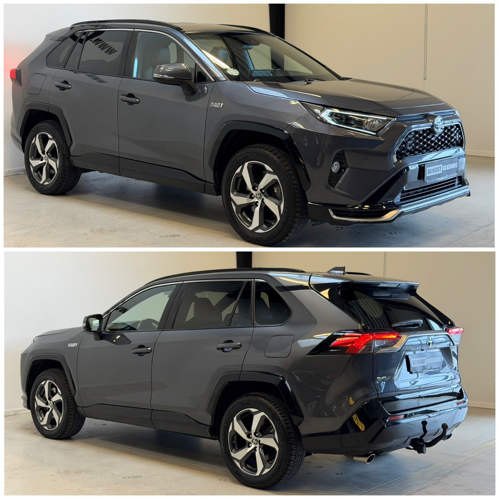 Rød Toyota RAV4 fra 2022
