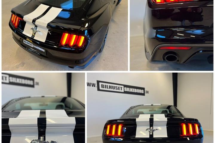 Hvid Ford Mustang fra 2015