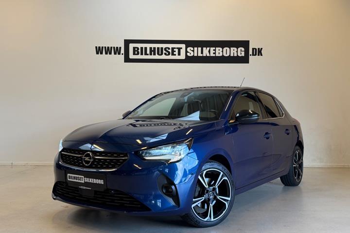 Blå Opel Corsa fra 2020