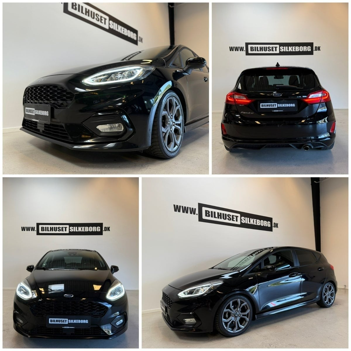 Rød Ford Fiesta fra 2019