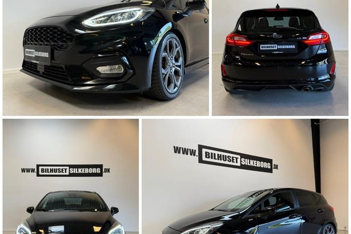 Rød Ford Fiesta fra 2019