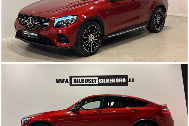 Rød Mercedes GLC43 fra 2017