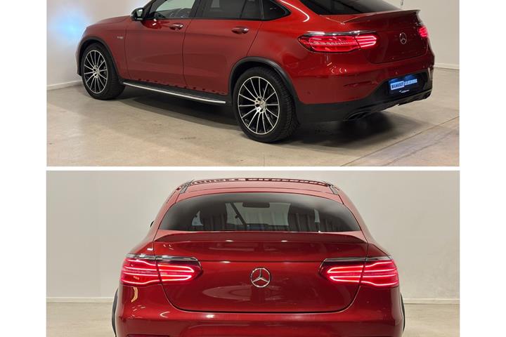 Rød Mercedes GLC43 fra 2017