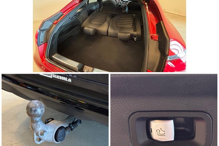 Rød Mercedes GLC43 fra 2017
