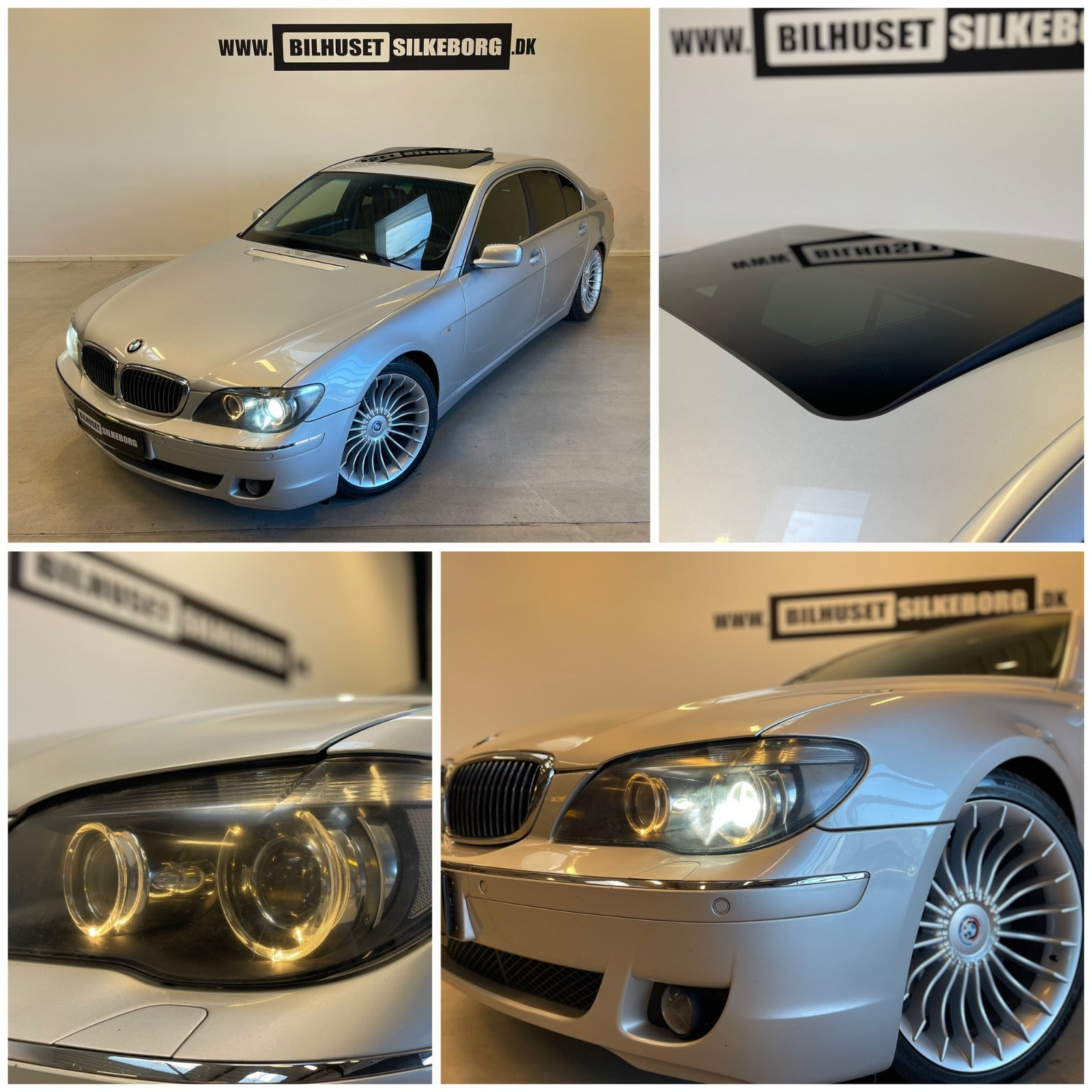 Grøn BMW 740i fra 2005
