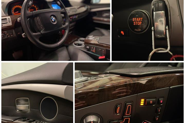 Grøn BMW 740i fra 2005